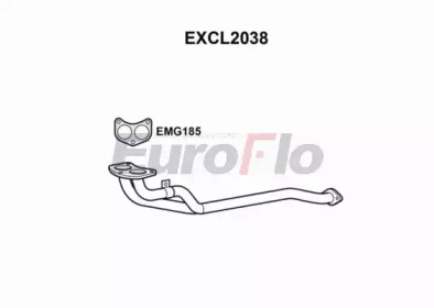 EUROFLO excl2038 -  Труба выхлопного газа
