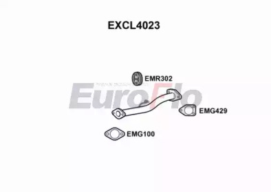 EUROFLO excl4023 - Труба выхлопного газа