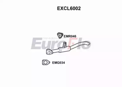 EUROFLO excl6002 -  Глушитель выхлопных газов конечный