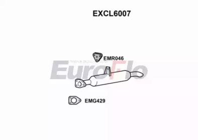 EUROFLO excl6007 -  Насадка выпускной трубы