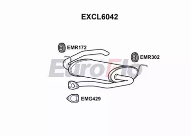 EUROFLO excl6042 -  Глушитель выхлопных газов конечный