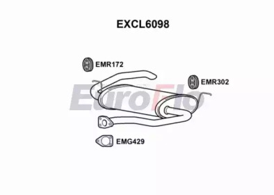 EUROFLO excl6098 -  Глушитель выхлопных газов конечный