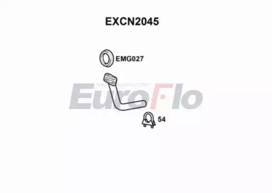 EUROFLO excn2045 -  Труба выхлопного газа