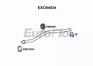 EUROFLO excn4034 -  Труба выхлопного газа