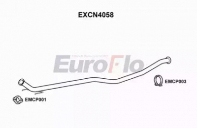 EUROFLO excn4058 -  Труба выхлопного газа