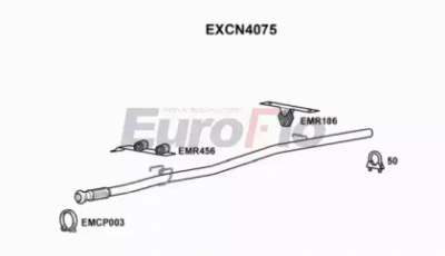 EUROFLO excn4075 -  Труба выхлопного газа