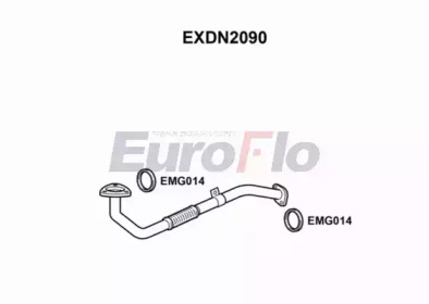 EUROFLO exdn2090 - Труба выхлопного газа