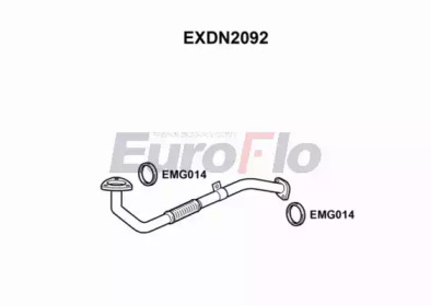 EUROFLO exdn2092 - Труба выхлопного газа