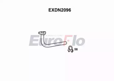 EUROFLO exdn2096 - Труба выхлопного газа