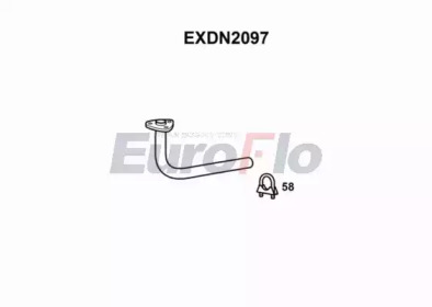 EUROFLO exdn2097 -  Труба выхлопного газа
