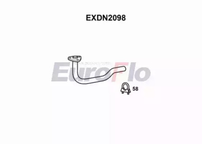 EUROFLO exdn2098 -  Труба выхлопного газа