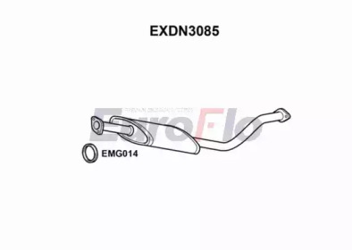 EUROFLO exdn3085 -  Средний глушитель выхлопных газов