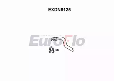 EUROFLO exdn6125 - Насадка выпускной трубы
