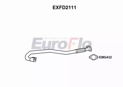 EUROFLO exfd2111 - Труба выхлопного газа