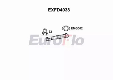 EUROFLO exfd4038 - Труба выхлопного газа