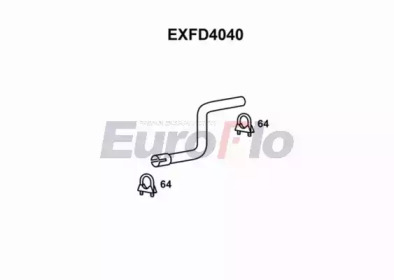 EUROFLO exfd4040 - Труба выхлопного газа