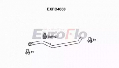 EUROFLO exfd4069 - Труба выхлопного газа