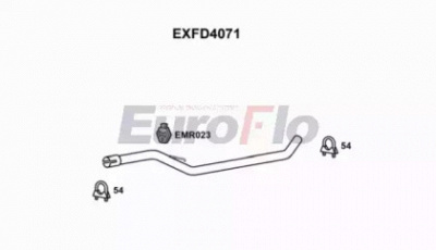 EUROFLO exfd4071 - Труба выхлопного газа