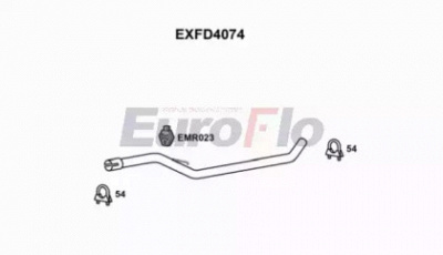 EUROFLO exfd4074 - Труба выхлопного газа