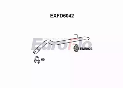 EUROFLO exfd6042 - Насадка выпускной трубы