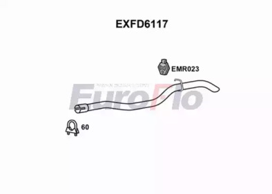 EUROFLO exfd6117 - Насадка выпускной трубы