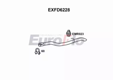 EUROFLO exfd6228 - Насадка выпускной трубы