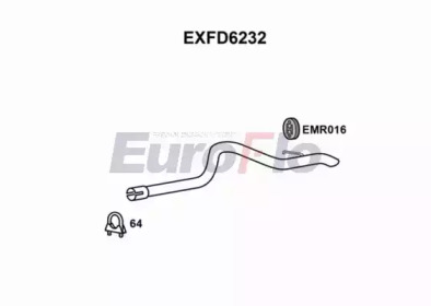 EUROFLO exfd6232 - Насадка выпускной трубы