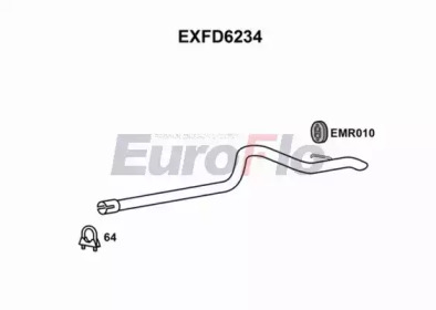 EUROFLO exfd6234 - Насадка выпускной трубы