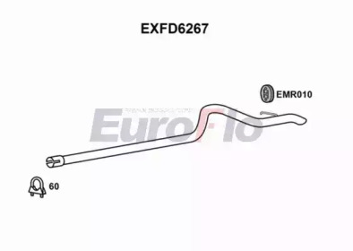 EUROFLO exfd6267 - Насадка выпускной трубы