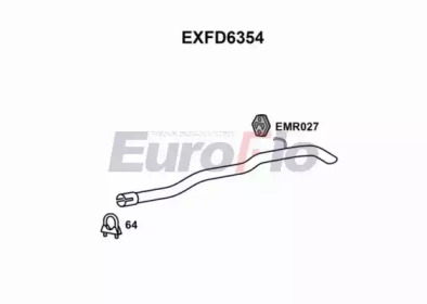 EUROFLO exfd6354 -  Насадка выпускной трубы
