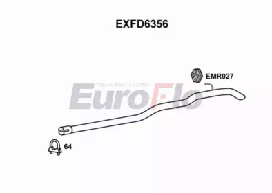 EUROFLO exfd6356 - Насадка выпускной трубы