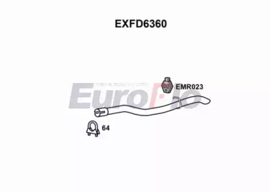 EUROFLO exfd6360 - Насадка выпускной трубы