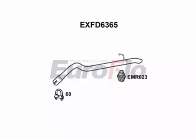 EUROFLO exfd6365 - Насадка выпускной трубы