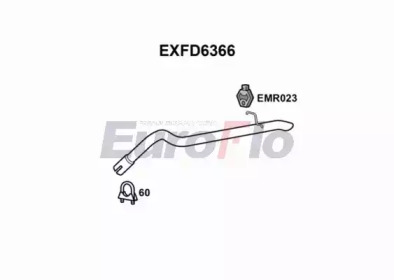 EUROFLO exfd6366 - Насадка выпускной трубы