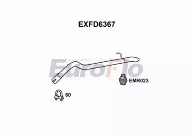 EUROFLO exfd6367 - Насадка выпускной трубы
