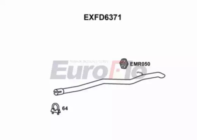 EUROFLO exfd6371 - Насадка выпускной трубы