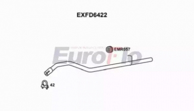 EUROFLO exfd6422 -  Насадка выпускной трубы