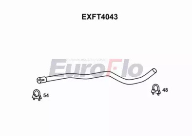 EUROFLO exft4043 - Труба выхлопного газа