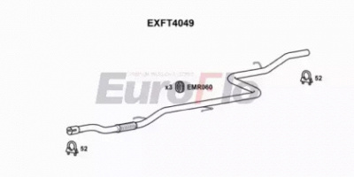 EUROFLO exft4049 -  Труба выхлопного газа