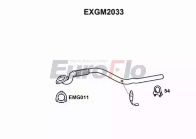 EUROFLO exgm2033 -  Труба выхлопного газа