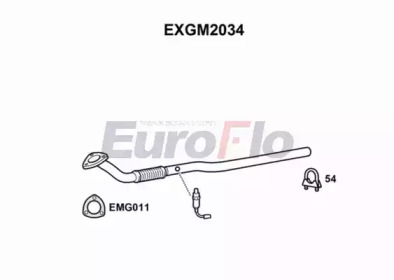 EUROFLO exgm2034 - Труба выхлопного газа