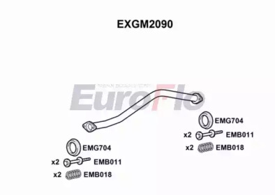EUROFLO exgm2090 -  Труба выхлопного газа