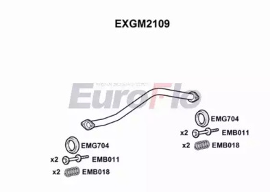 EUROFLO exgm2109 -  Труба выхлопного газа