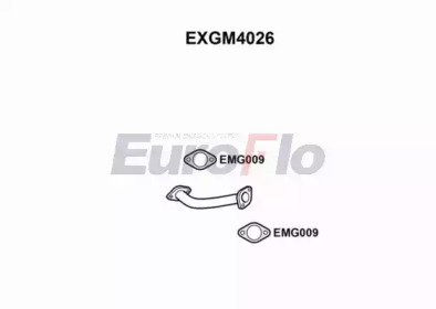 EUROFLO exgm4026 -  Труба выхлопного газа