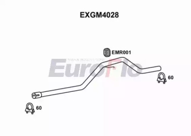 EUROFLO exgm4028 -  Труба выхлопного газа