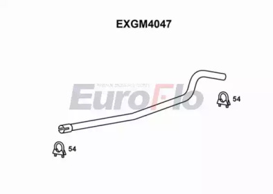 EUROFLO exgm4047 - Труба выхлопного газа