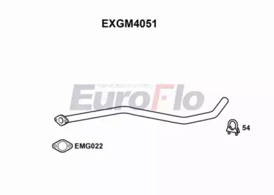 EUROFLO exgm4051 - Труба выхлопного газа