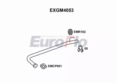 EUROFLO exgm4053 -  Труба выхлопного газа