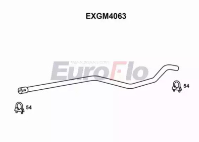 EUROFLO exgm4063 -  Труба выхлопного газа