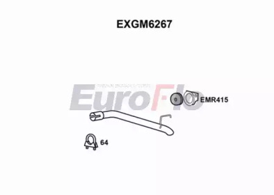 EUROFLO exgm6267 - Насадка выпускной трубы